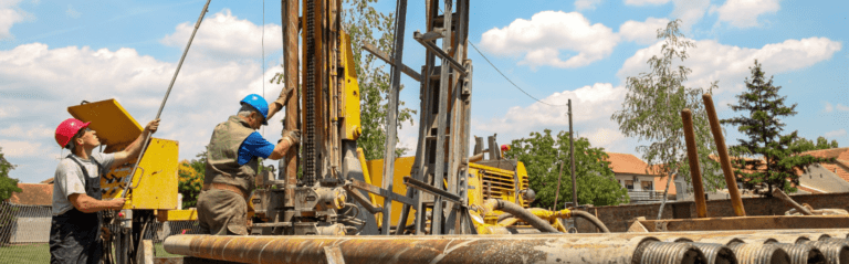 well engineer trating a well in a thermo plant